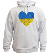 Худи без начеса Украинское общество - сердце