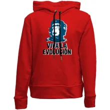 Дитяче худі без начосу з надписью "Viva la Evolution"