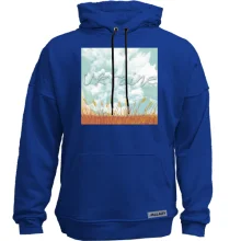 Худи без начеса Ukraine (небо)
