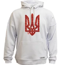 Худи без начеса Тризуб из маков