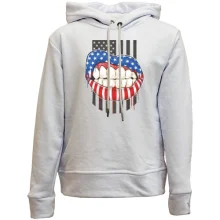 Детское худи без начеса American lips Американский флаг Губы