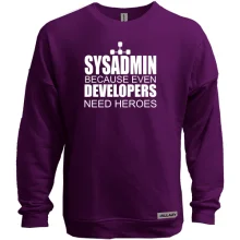 Світшот без начосу Sysadmin
