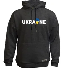 Худі без начосу з принтом "Локація Україна"