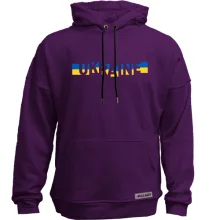 Худи без начеса с эмблемой UKRAINE