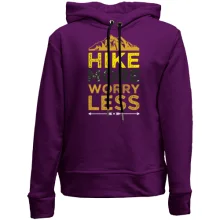 Дитяче худі без начосу Hike more worry less