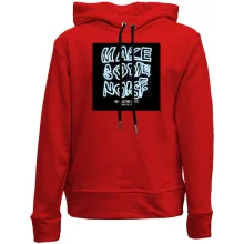 Детское худи без начеса Make some noise