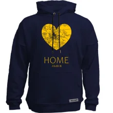 Худи без начеса с сердцем "Home Львов"