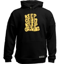 Худи без начеса "Keep going keep Growing"