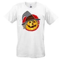 Футболка Halloween Тыква в шляпе