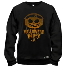 Свитшот Halloween Party с тыквой в наушниках