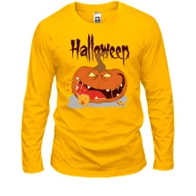 Лонгслив Halloween Зубастая Тыква