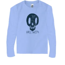 Детский лонгслив Halloween Череп Арт