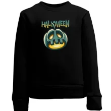 Дитячий світшот Halloween Сіра Гарбуз