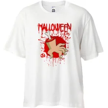 Футболка Oversize Halloween (Кисть руки)
