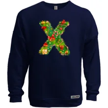 Свитшот без начеса с надписью "Xmas"