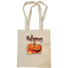 Сумка шоппер Halloween Зубастая Тыква