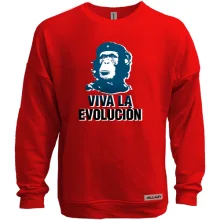 Світшот без начосу з надписью "Viva la Evolution"