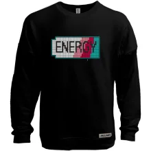 Світшот без начосу з написом "Energy"