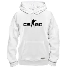 Толстовка с логотипом CS GO и бойцом