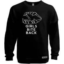 Свитшот без начеса Girls bite back Девочки кусают в ответ
