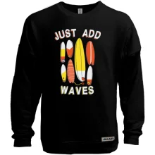 Свитшот без начеса Just add waves Серфинг
