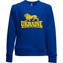 Детский свитшот без начеса с надписью "Ukraine"