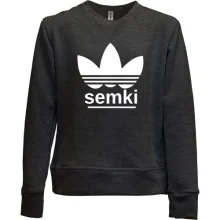 Детский свитшот без начеса с надписью "Semki"