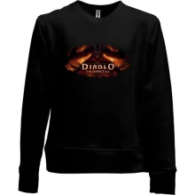 Детский свитшот без начеса с Diablo - Immortal