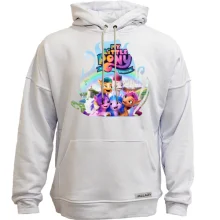 Худи без начеса с героями мультфильма "My little pony"