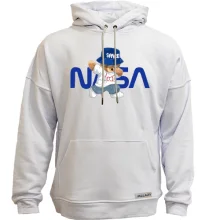 Худи без начеса с медвеженком "NASA"