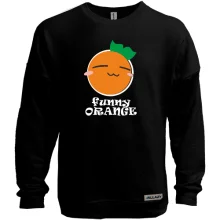 Свитшот без начеса Funny Orange