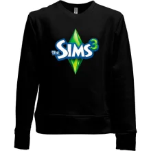 Детский свитшот без начеса с логотипом Sims 3