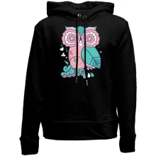 Детское худи без начеса Love Owl