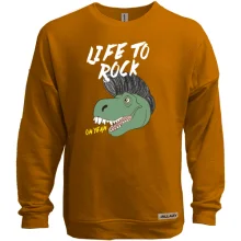 Свитшот без начеса Life to rock