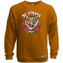 Свитшот без начеса Be strong tiger