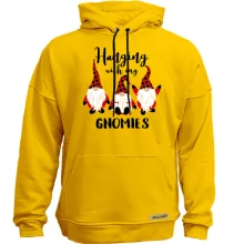 Худи без начеса с гномами"Hanging with my gnomies"