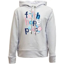 Детское худи без начеса Faith Hope Peace