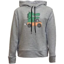 Детское худи без начеса Crocodile in the car