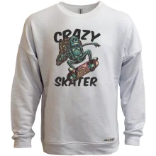 Свитшот без начеса Robot Crazy Skater