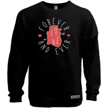 Свитшот без начеса Love Foreverand Ever