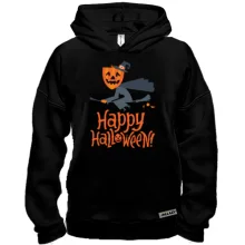 Худи BASE Ведьма на метле - Happy Halloween