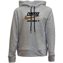 Детское худи без начеса Coffee Just brew it