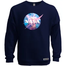 Свитшот без начеса NASA (красочный космос)