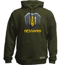 Худи без начеса с гербом Украины - Незламні