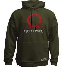 Худи без начеса с лого "God of War"