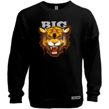 Світшот без начосу BIG з тигром, що гарчить