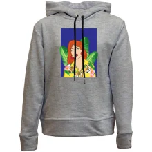 Дитяче худі без начосу Redhead girl with leaves