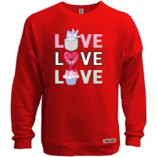 Світшот без начосу Love Love Love