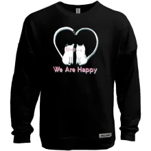 Світшот без начосу We Are Happy Cats