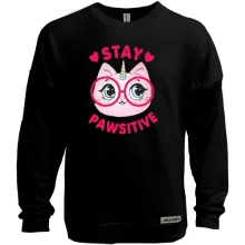 Світшот без начосу Stay Pawsitive